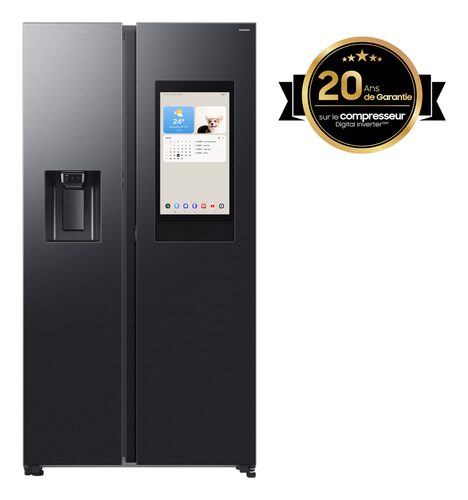 Samsung Series 9 Frigorifero Side By Side Family Hub 614L RS90F66BEFEF Side by Side