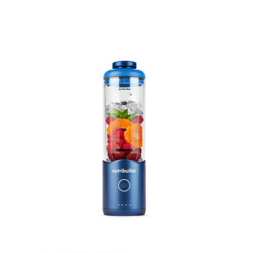 NutriBullet Flex – Mini Frullatore Compatto e Portatile, Ricaricabile USB-C, Smoothie Maker To Go, Blu (NBP013BL) Frullatore