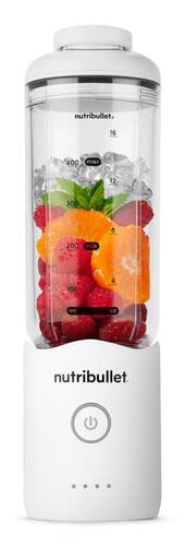 NutriBullet Flex – Mini Frullatore Compatto e Portatile, Ricaricabile USB-C, Smoothie Maker To Go, Bianco (NBP013W) Frullatore