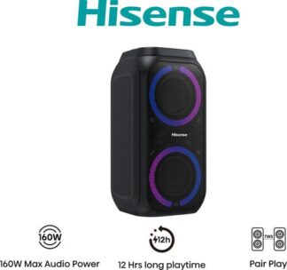 Hisense Party Rocket 160 Altoparlante da festa Nero 160 W Party Speaker