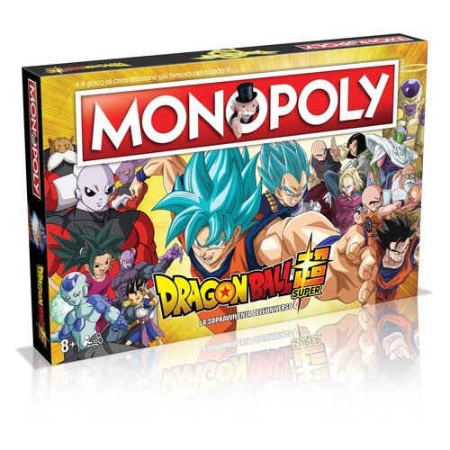 Winning Moves WM00250-ITA-6 gioco da tavolo Dragon Ball Z Super Edition Monopoly Famiglia