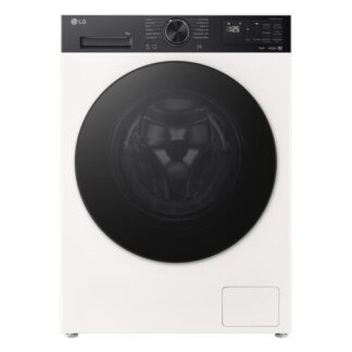 LG F4NX5009THB Lavatrice Intelligente 9 kg Classe A-40% Ivory White/Nero Frontale 9 kg.