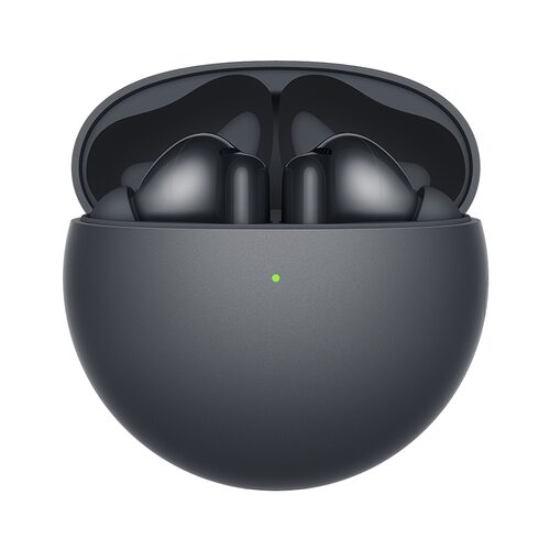 Huawei FreeBuds 7i in colorazione nera, con cancellazione attiva del rumore 4.0. Compatibili con iOS, Android e Windows. Fino a 35 ore di autonomia e ricarica rapida. Auric.true Wireless