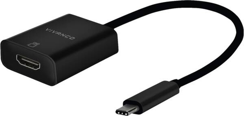 Vivanco VVITADHDMITCW cavo e adattatore video 0,15 m USB tipo-C HDMI Bianco Cavetti/adattatori