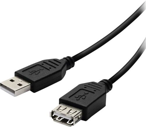 Vivanco VVITUSB30MFK cavo USB USB 2.0 3 m USB A Nero Cavetti/adattatori