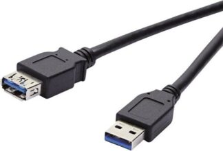 Vivanco VVITUSB330MFK cavo USB USB 3.2 Gen 1 (3.1 Gen 1) 3 m USB A Nero Cavetti/adattatori