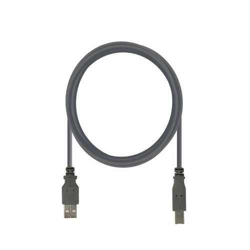 Vivanco VVITXUSB20ABMMK cavo USB USB 2.0 3 m USB A USB B Grigio Cavetti/adattatori