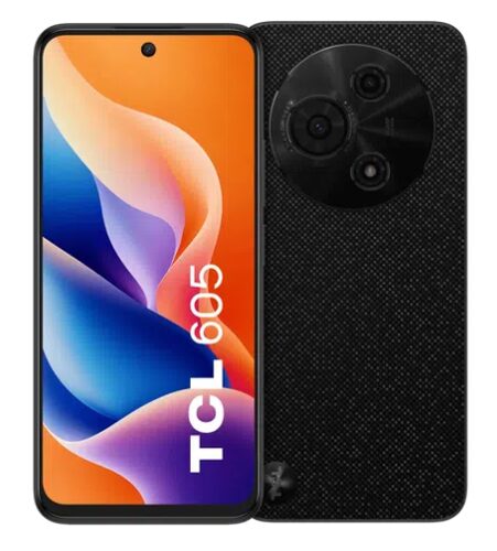 TCL 605 17 cm (6.7") Doppia SIM Android 15 4G USB tipo-C 8 GB 256 GB 5200 mAh Nero Smartphone 6,6" 5G