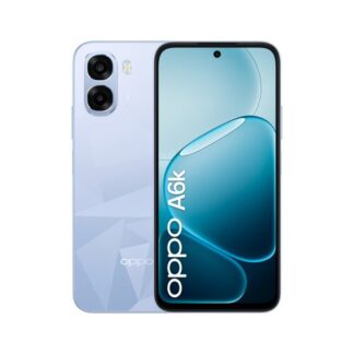 OPPO A6k AI Smartphone, doppia fotocamera 13MP+QVGA, Selfie 5MP, Display 6.75” 120HZ IPS HD+, 6100mAh, RAM 4GB(Esp1GB/2GB/4GB)+ROM 256GB [Versione Italia], Crystal Blue Smartphone 6,7" LTE