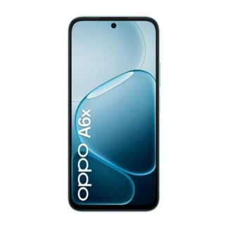 OPPO A6x AI Smartphone, doppia fotocamera 13MP+QVGA, Selfie 5MP, Display 6.75” 120HZ IPS HD+, 6100mAh, RAM 4GB(Esp1GB/2GB/4GB)+ROM 128GB [Versione Italia], Ice Blue Smartphone 6,7" LTE