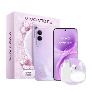 VIVO V70 FE 17,4 cm (6.83") Doppia SIM Android 16.0 5G USB tipo-C 8 GB 256 GB 7000 mAh Viola Smartphone 6,8" 5G