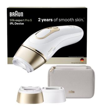 Braun Silk-expert Pro PL5210 IPL Luce pulsata intensa (IPL) Oro, Bianco EpilatoreLucePulsata