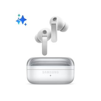 Samsung Galaxy Buds4 Pro, White, Corpo in metallo, Altoparlante a 2 vie e doppio amplificatore, Chiamate cristalline, Audio a 360°, ANC migliorata, Controllo adattivo del rumore, Connessione senza interruzioni e One UI, AI pronto ai comandi vocali Promo Sam BUDS 4