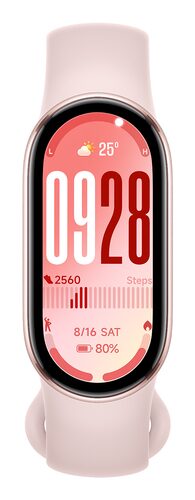 Xiaomi Smart Band 10 Rose AMOLED Braccialetto per rilevamento di attività 4,37 cm (1.72") Rosa