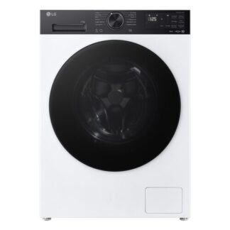 LG F4NX5011TKB Lavatrice Intelligente 11 kg Classe A-40% Bianco/Nero Frontale 11kg.