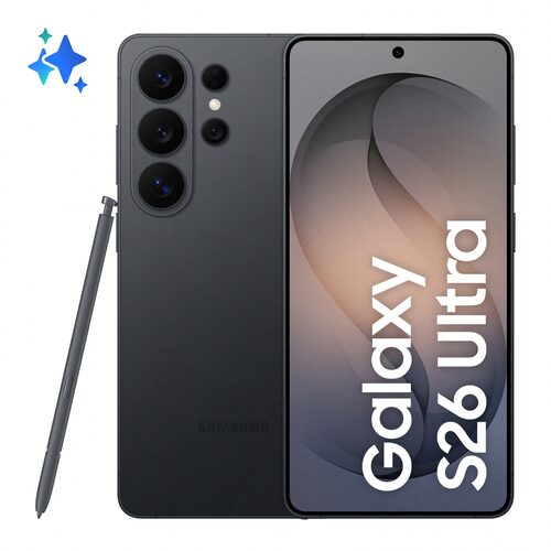 Samsung Galaxy S26 Ultra Smartphone AI, 1TB, Privacy Display integrato, Processore potente, Assistente Foto, Camera 200 MP, 5000 mAh, Black Promo SAM S26