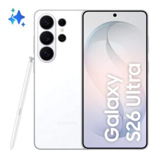 Samsung Galaxy S26 Ultra Smartphone AI, 256GB, Privacy Display integrato, Processore potente, Assistente Foto, Camera 200 MP, 5000 mAh, White Promo SAM S26