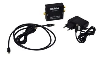 Karma Italiana CONV 3DA convertitore audio Nero Ricevitori/Trasmett.
