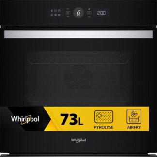 Whirlpool WOI4S8PM0SBXA Forno Nero17 funzioni, Pizza310° Cook4 Steam+ ,classe A+ 73Lt, Pirolisi+Idrolisi Elettrico multifunz.