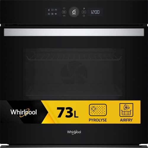Whirlpool WOI4S8PM0SBXA Forno Nero17 funzioni, Pizza310° Cook4 Steam+ ,classe A+ 73Lt, Pirolisi+Idrolisi Elettrico multifunz.