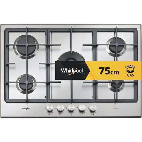 Whirlpool Piano cottura a gas - GMR 7522/IXL Made in Italy 75 cm.