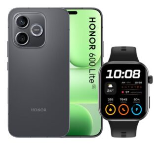Honor BUNDLE 600 LITE 256GB V BLACK+WATCH 2i BLACK 16,8 cm (6.6") Doppia SIM 5G USB tipo-C 8 GB 6520 mAh Nero Smartphone 6,6" 5G