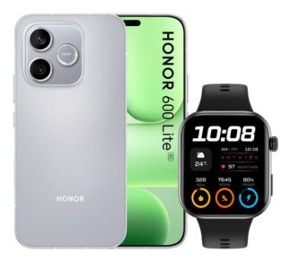 Honor BUNDLE 600 LITE 256GB V GREY+WATCH 2i BLACK 16,8 cm (6.6") Doppia SIM 5G USB tipo-C 8 GB 6520 mAh Grigio Smartphone 6,6" 5G
