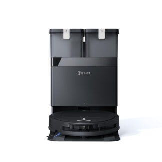 Ecovacs DEEBOT T50 OMNI Gen3, Robot aspirapolvere lavapavimenti, 25.000 Pa, spazzola laterale e mocio a estensione, ZeroTangle 3.0, AIVI 3D 3.0, stazione OMNI All-in-One, lavaggio a 75 °C, 81 mm, Nero Robot
