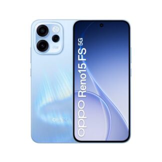OPPO Reno15 FS 5G AI Smartphone, Tripla fotocamera 50+8+2MP, Selfie 50MP, Display 6.57” 120HZ AMOLED FHD+, 6500mAh, RAM 8GB(Esp2GB/4GB/8GB)+ROM 512GB [Versione Italia], Aurora Blue Smartphone 6,5" 5G