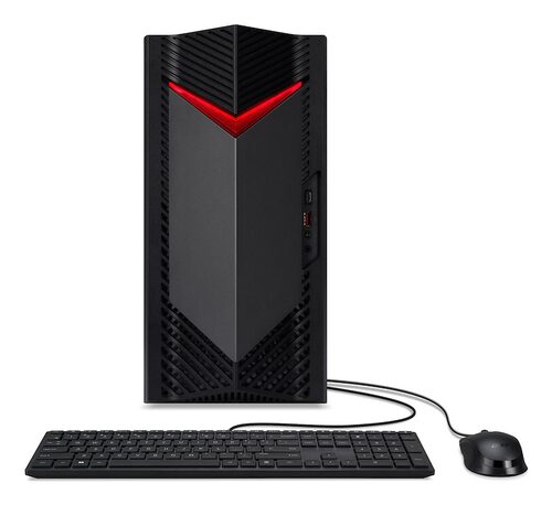 Acer NITRO 50 N50-656 Intel® Core™ i5 i5-14400F 16 GB DDR5-SDRAM 1 TB SSD NVIDIA GeForce RTX 5060 Windows 11 Home Tower PC Nero Desktop GAMING