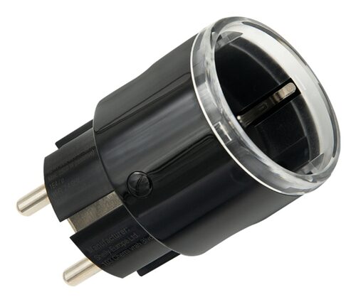 Shelly Plug S Gen3 presa intelligente Nero