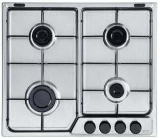 De’Longhi FFA 46 ASV piano cottura Acciaio inox Da incasso 60 cm Gas 4 Fornello(i) 60 cm.