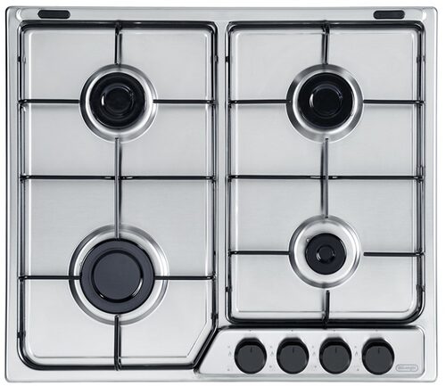 De’Longhi FFA 46 ASV piano cottura Acciaio inox Da incasso 60 cm Gas 4 Fornello(i) 60 cm.