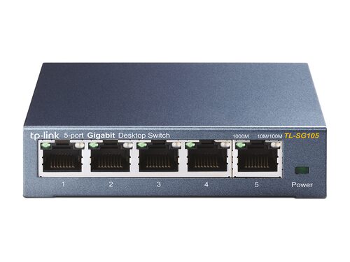 Switch di rete Switch di rete Tp Link TL SG105 Unmanaged Gray (ord.min.1.00 unità)
