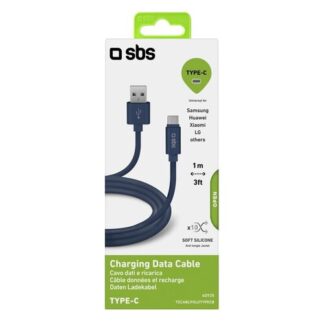 Cavo USB C Cavo USB C Sbs TECABLPOLOTYPECB 2.0 Blue (ord.min.1.00 unità)