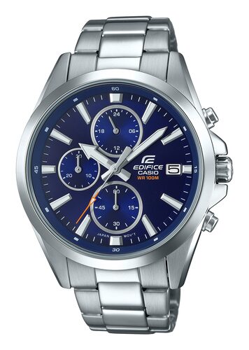 Orologio polso Orologio Casio EFV 560D 2AVUEF EDIFICE Classic Silver e Blue (ord.min.1.00 unità)
