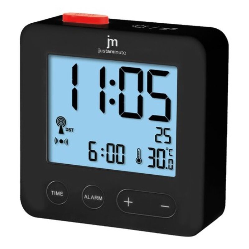 Sveglia Sveglia Lowell JD9031N JUSTAMINUTE Multifunzione radiocontrollata Blac (ord.min.1.00 unità)