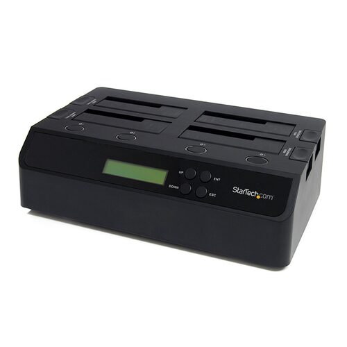 Docking hard disk Docking hard disk Startech.Com SATDOCK4U3RE Duplicatore ed Eraser Blac (ord.min.1.00 unità)