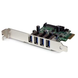 Scheda di espansione Scheda di espansione Startech.Com PEXUSB3S4V PCI Express a 4 porte (ord.min.1.00 unità)