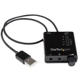 Scheda audio Scheda audio Startech.Com ICUSBAUDIO2D Esterna con Spdif Black (ord.min.1.00 unità)