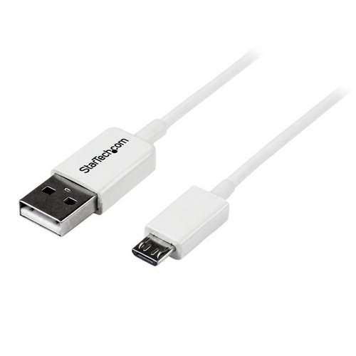 Cavo MicroUSB Cavo MicroUSB Startech.Com USBPAUB1MW 2.0 White (ord.min.1.00 unità)