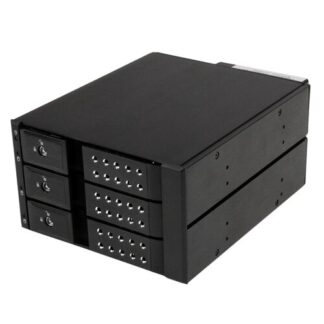 Box interno hard disk Box interno hard disk Startech.Com HSB3SATSASBA Backplane Hot Swap Tri (ord.min.1.00 unità)