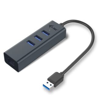 Adattatore di rete Adattatore di rete i tec U3METALG3HUB METAL Type a + Hub 3 Porte (ord.min.1.00 unità)