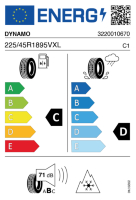 Pneumatici Auto Invernali DYNAMO SNOW-H 225/45 R18 95 V XL - immagine 2