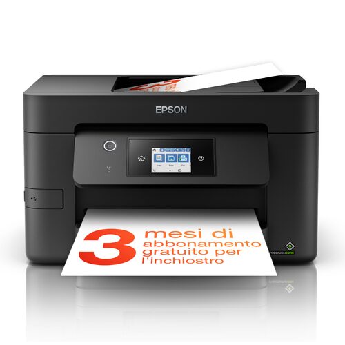 Stampante multifunzione Multifunzione Epson C11CJ07404 WORKFORCE PRO WF 3825DWF (ord.min.1.00 unità)
