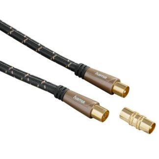 Cavo antenna Cavo antenna Hama 00205292 With Adapter 120 Db Black (ord.min.1.00 unità)