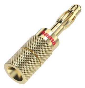 Connettore audio Connettore audio Hama 00205201 Loudspeaker Adapter Oro (ord.min.1.00 unità)