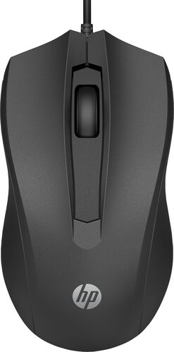 Mouse Mouse Hp 6VY96AA 100 Wired Black (ord.min.1.00 unità)