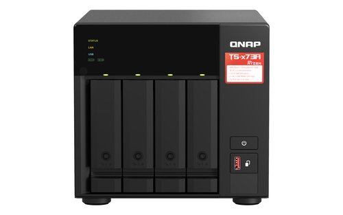 NAS NAS Qnap TS 473A 8G TS SERIES 4 Bay Black (ord.min.1.00 unità)
