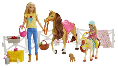 Set bambola Set bambola Mattel FXH15 BARBIE Ranch di Barbie e Chelsea (ord.min.1.00 unità)